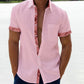 Saldi estivi - 49% OFF💥 --- Camicia casual da uomo con colletto scozzese-3