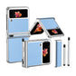 Custodia di lusso in pelle per Samsung Galaxy Z Flip3(4) con doppia cerniera - Stilo retrattile
