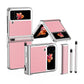 Custodia di lusso in pelle per Samsung Galaxy Z Flip3(4) con doppia cerniera - Stilo retrattile