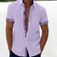 Saldi estivi - 49% OFF💥 --- Camicia casual da uomo con colletto scozzese-8