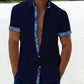 Saldi estivi - 49% OFF💥 --- Camicia casual da uomo con colletto scozzese-10